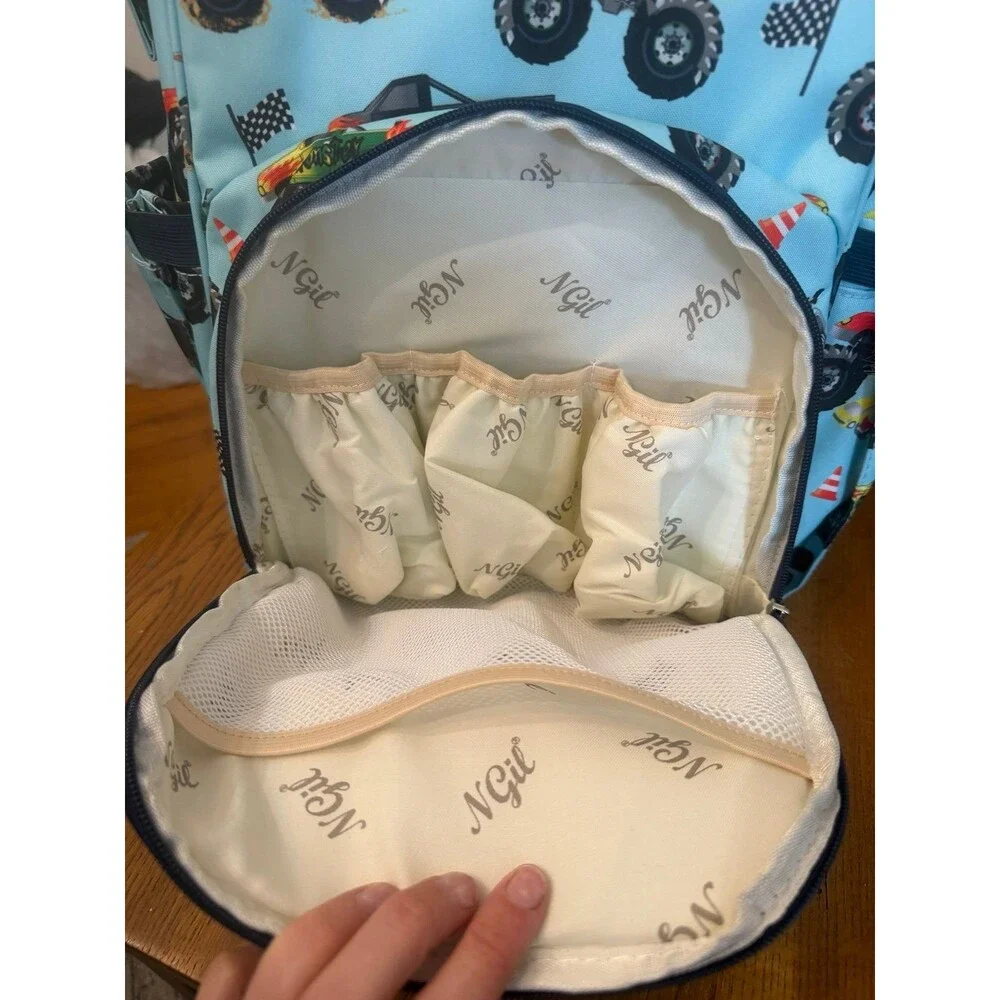 NGIL Monster Truck Diaper Bag Backpack